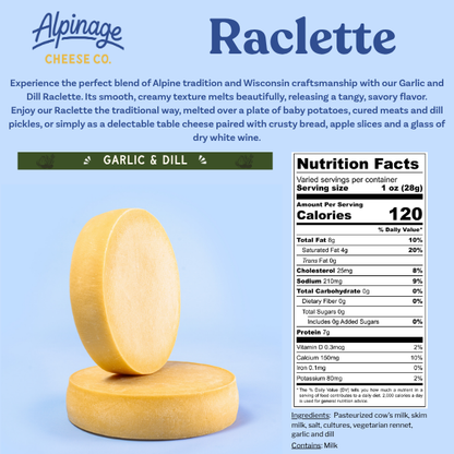 Garlic & Dill Raclette